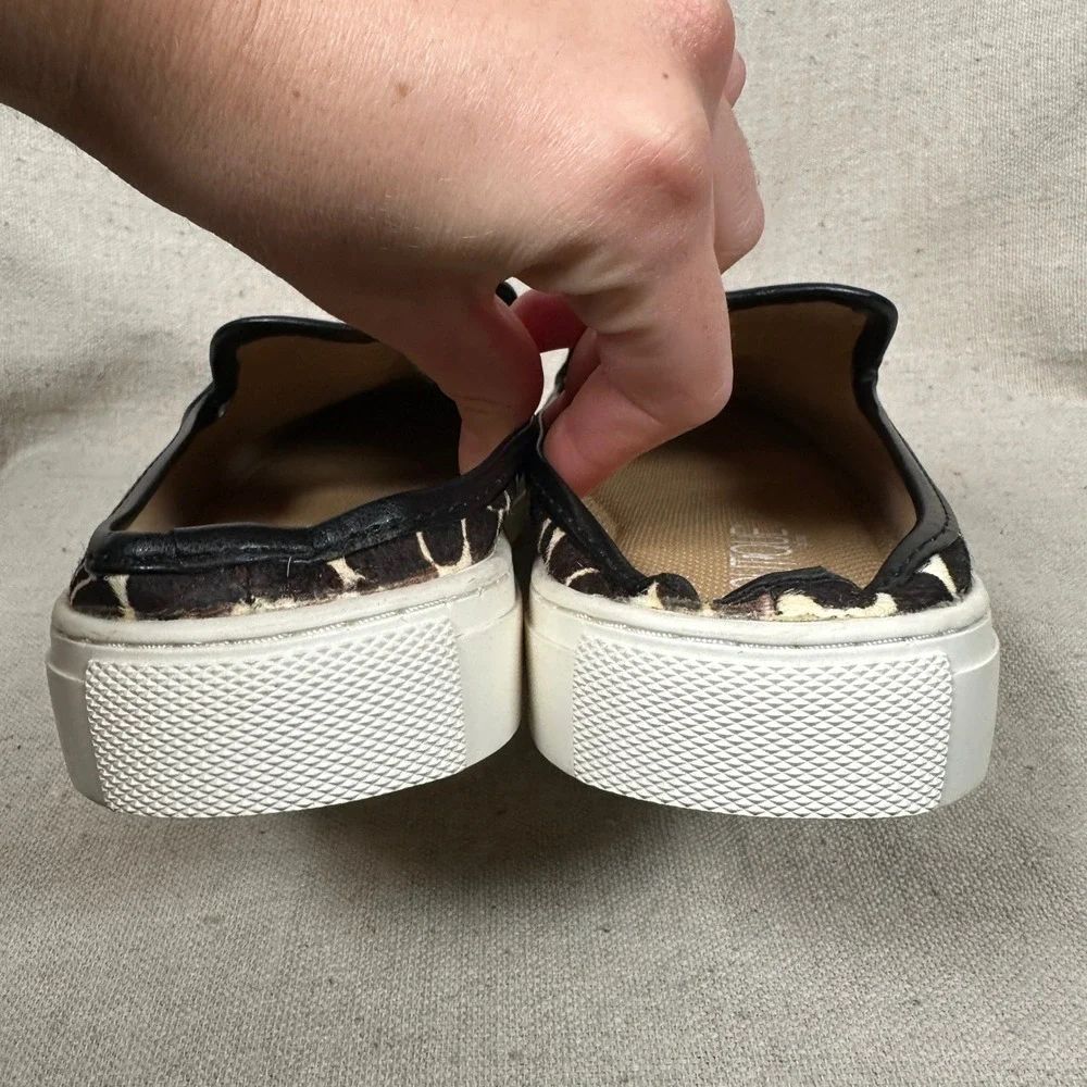 Boutique Corkys Abbott Giraffe Print Calf Hair Slip On Mules Shoes Sneaker 10 - Picture 5 of 7